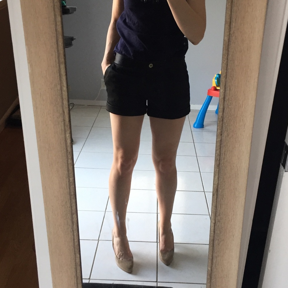 Express Design Studio Black Shorts